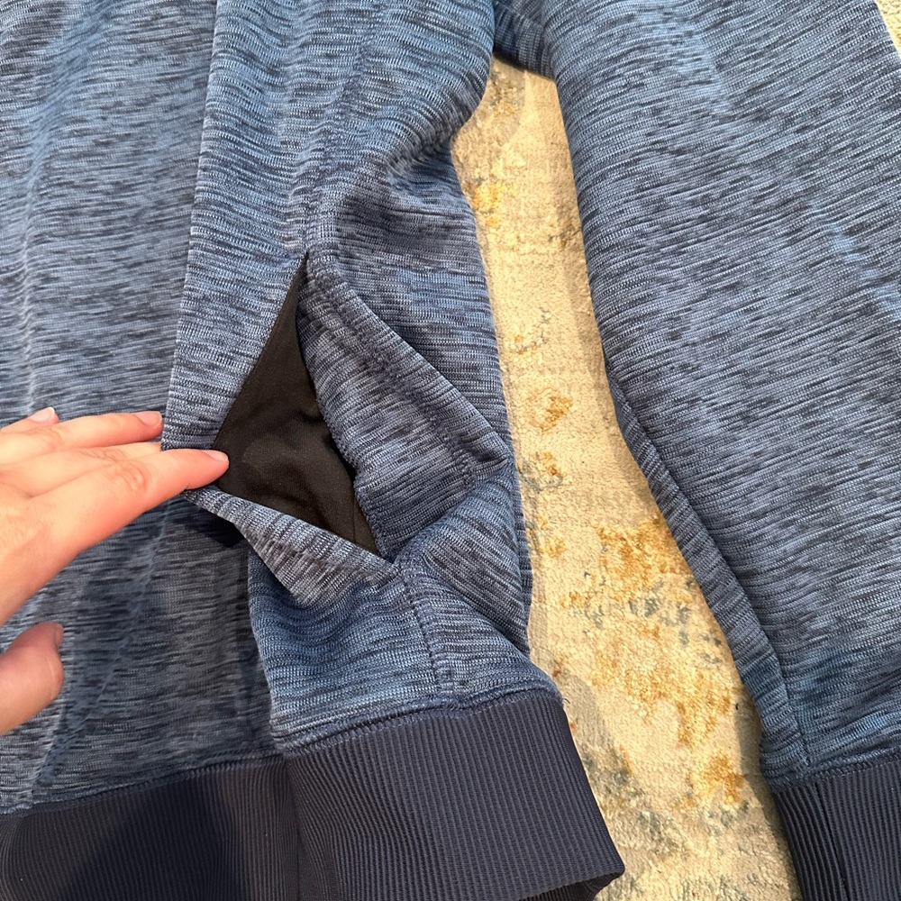 Callaway Heather Blue Quarter Zip - Picture 2 of 6